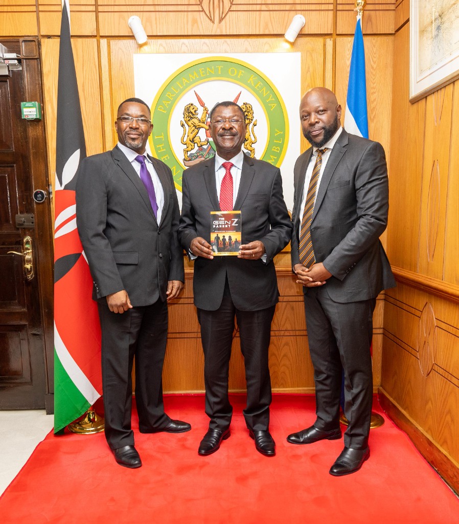 Nixon Sekoh at the Parliament of Kenya book launch