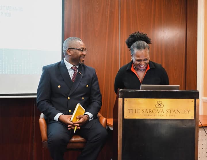 Nixon Sekoh at a panel at The Sarova Stanley, Nairobi