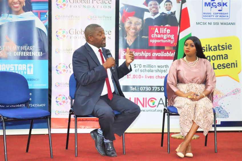 Nixon Sekoh speaking at the 19th Ambassadors' Conference
